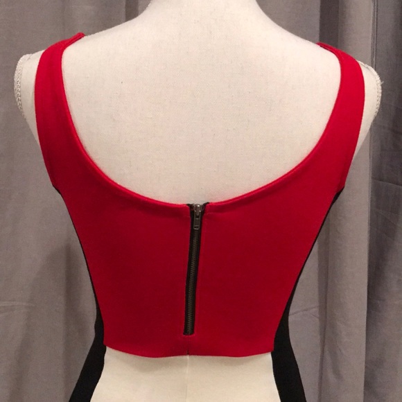 Express A Line Color Block Dress - Picture 3 of 6